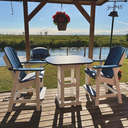 Bistro Table Semi-Oval