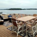 8' Dining Table Deluxe Semi-Oval