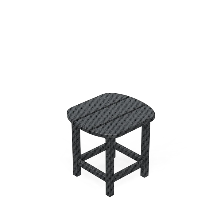 End Table Semi-Oval