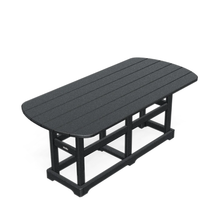 6' Dining Table Semi-Oval
