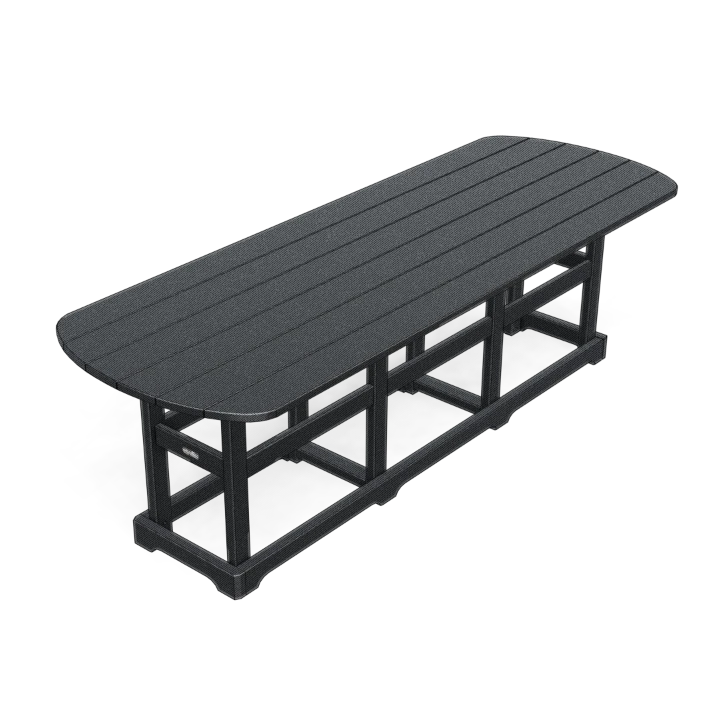 8' Dining Table Semi-Oval
