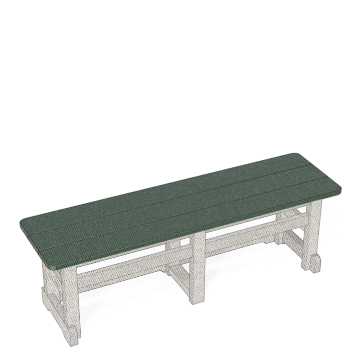 6' Dining – Backless Bench