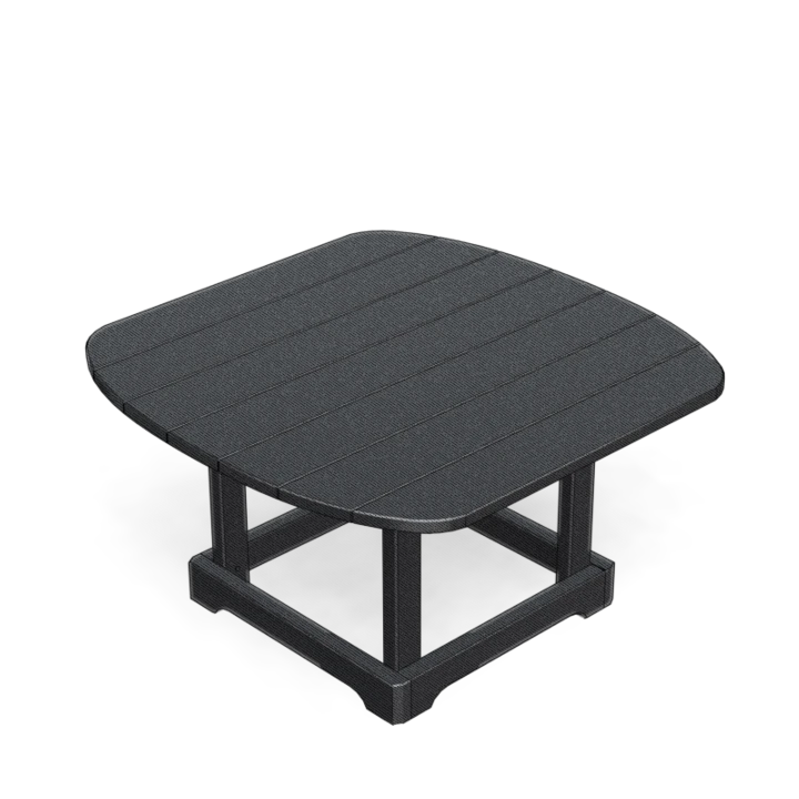 Conversation Table Deluxe Semi-Oval