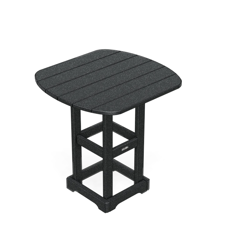 Bistro Table Semi-Oval