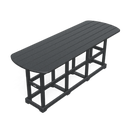 8' Bistro Table Semi-Oval