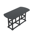 6' Bistro Table Semi-Oval