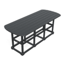 8' Bistro Table Deluxe Semi-Oval