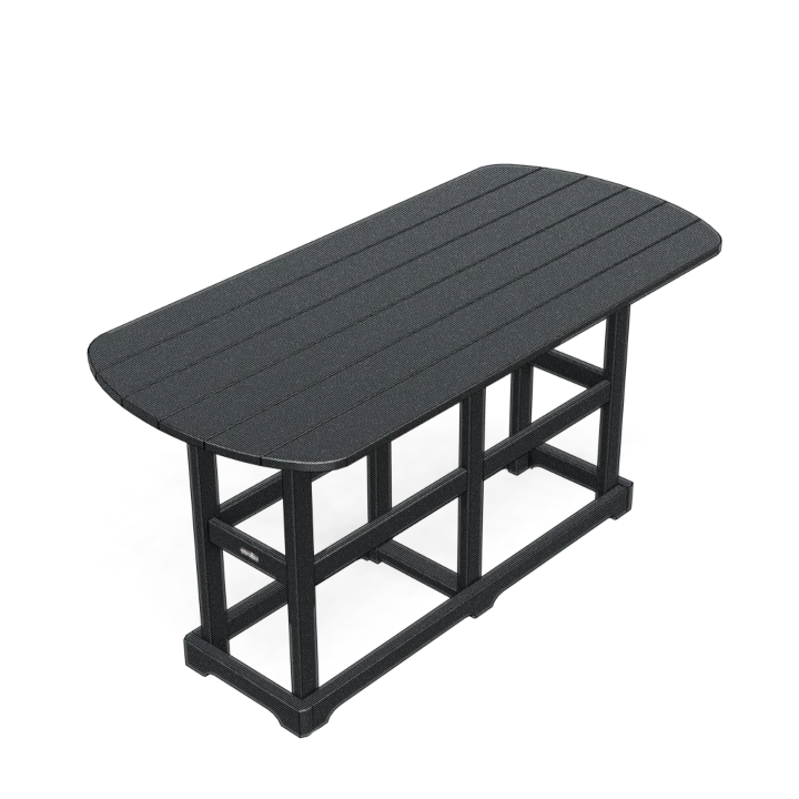 6' Bistro Table Semi-Oval