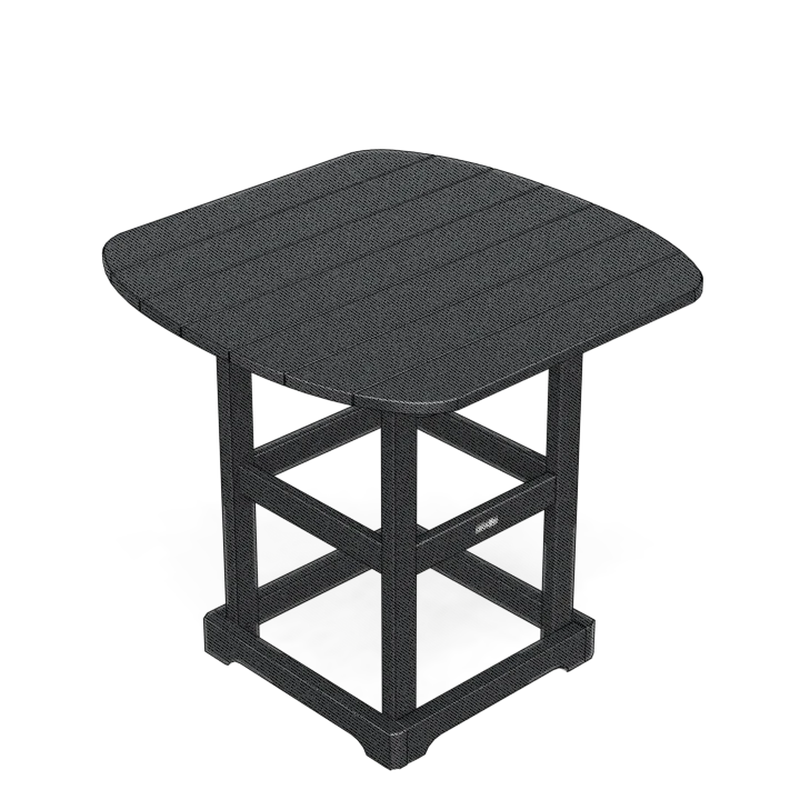 Bistro Table Deluxe Semi-Oval